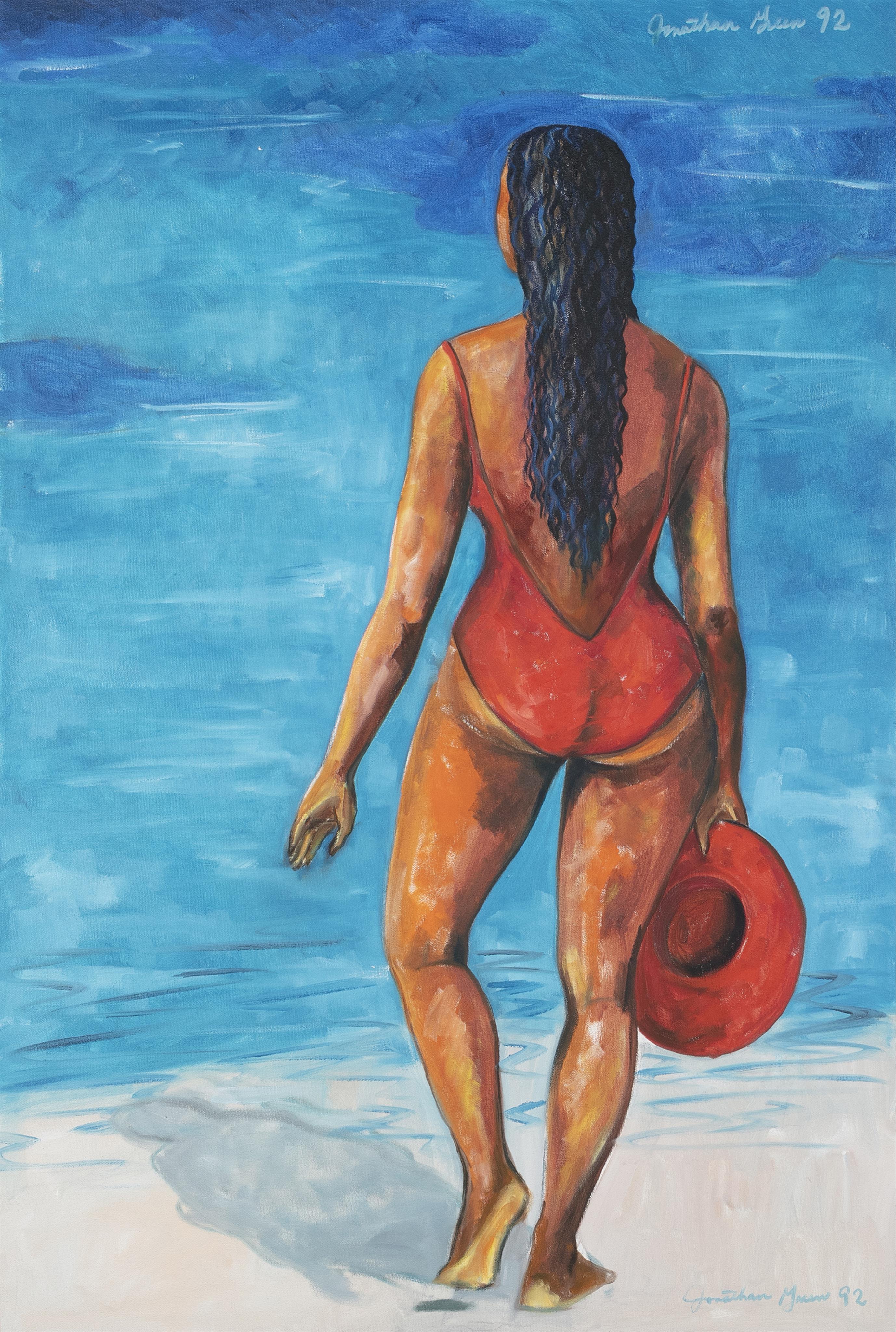 Jo Green, Jonathan Green, b. 1955, untitled, Swimmer