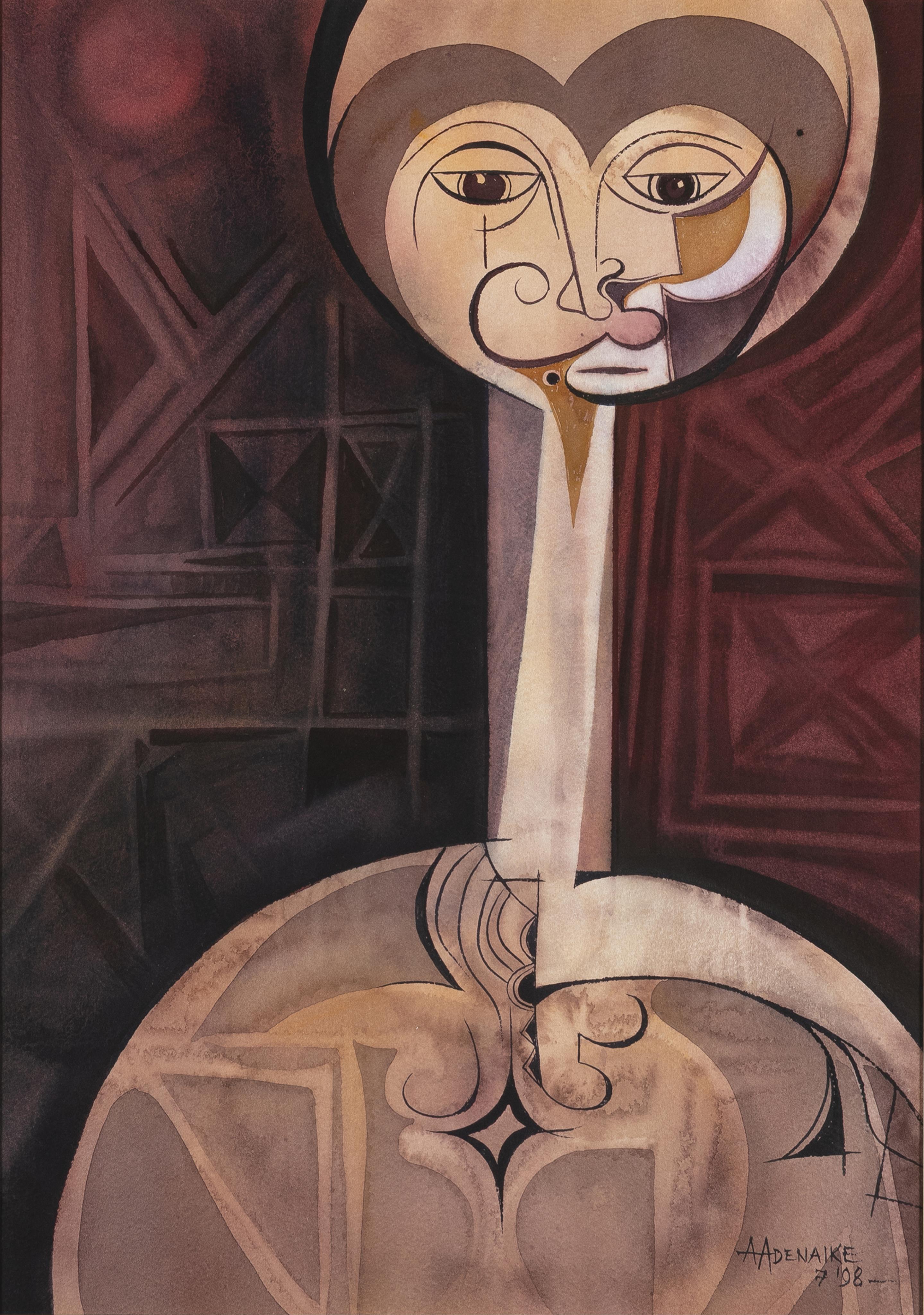 Tayo Adenaike, Nigerian b. 1954, untitled
