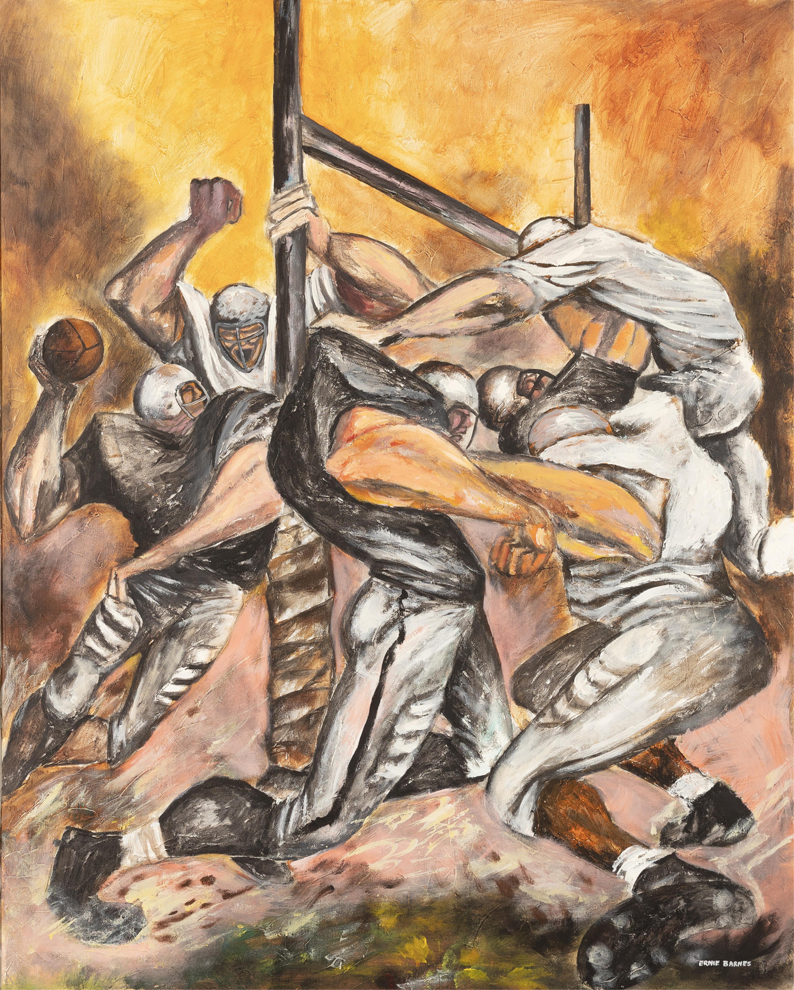 Ernie Barnes, Football Scene (Oakland Raiders)