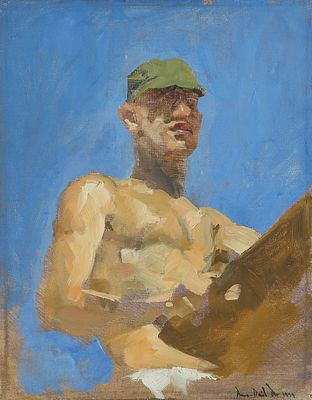 Self-portrait with a Hat.