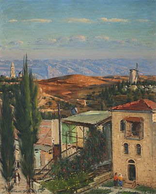 View of Jerusalem and Yemin Moshe