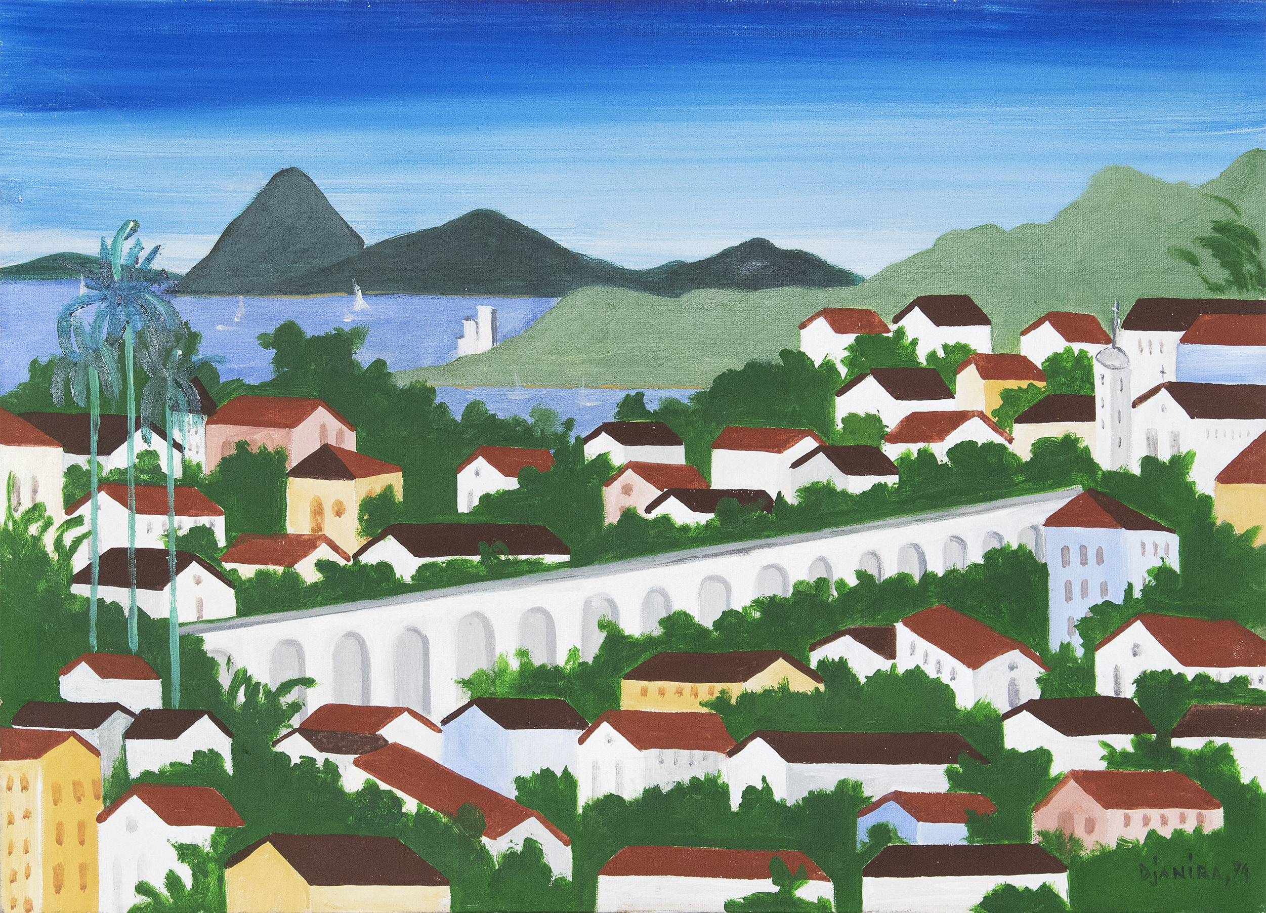 Vista do Rio com Arcos da Lapa
