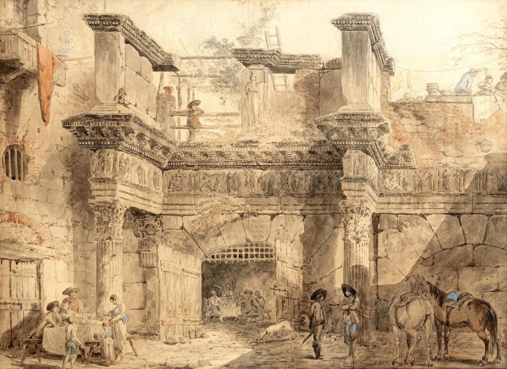 Courtyard of a Roman Villa