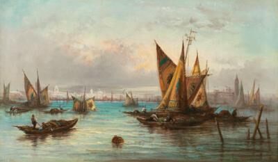 Venice Sail Boats in the Bacino