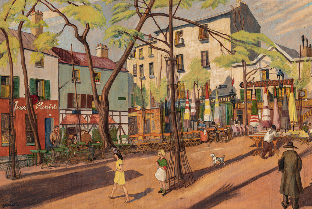 A July Morn, Place du Tertre, Paris