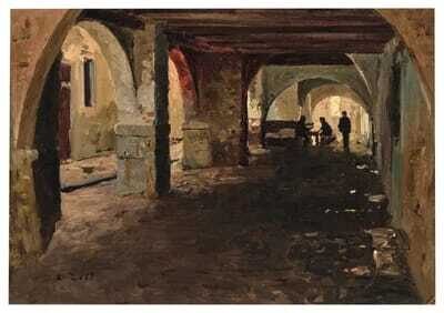 Chioggia, under the arcades