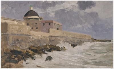 "Kloster an der Küste von Chiavari"