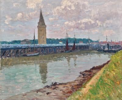 "Fischerhafen in Nieuport (Belgien)"