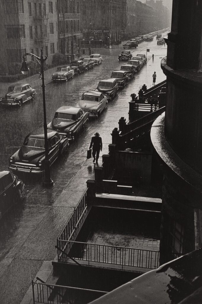 Man in Rain, W. 88th St., N.Y.C.