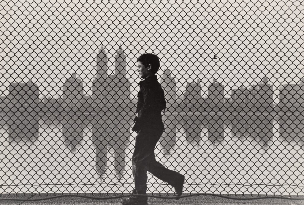 Boy & Fence, Central Park Reservoir