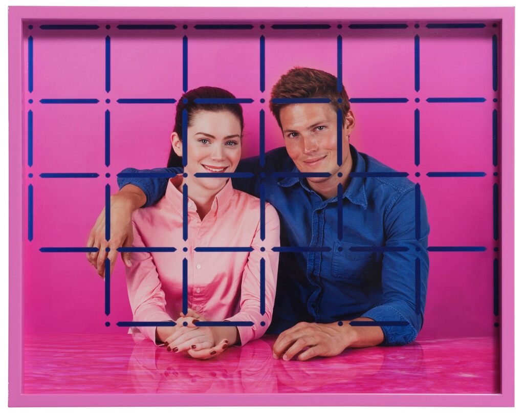 Woman, Man (Rose, Navy)