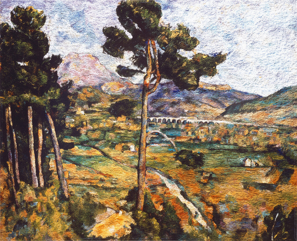 Monte Sainte-Victoire, A Partir de Cézanne, from Imagens de Pigmento (Monte Sainte-Victoire, From Cézanne, from Pictures of Pigment) (C.d.L. p. 602)