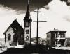Church and House, Virginia City, Nebraska. 1941; printed 1980s.