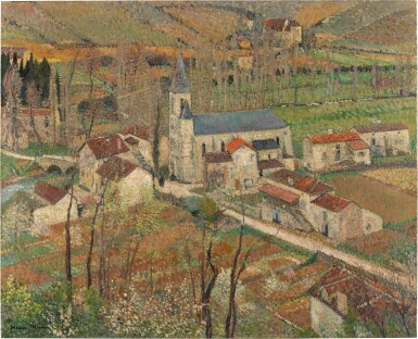 Vue de Labastide-du Vert depuis Marquayrol