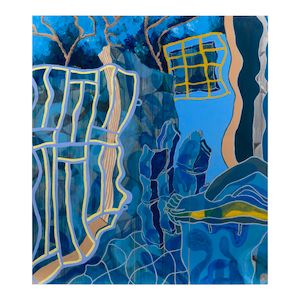 Araba Opoku (Ghanaian, born 1998) Allamamba Street (unframed)