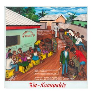 Chéri Samba (Congolese DRC, born 1956) Kin Kamundele (unframed)
