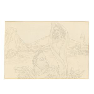 Austin Osman Spare (British, 1886-1956) Adventures in Limbo (Executed circa 1944)