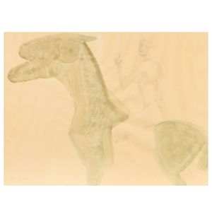 Dame Elisabeth Frink R.A. (British, 1930-1993) Horse and Rider