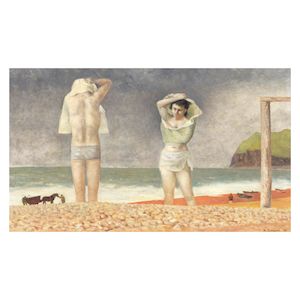Richard Eurich R.A. (British, 1903-1992) The Sea-Weed Cart
