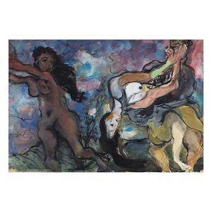 Ceri Richards (British, 1903-1971) The Rape of the Sabines