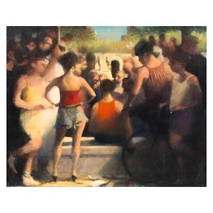 Bill Jacklin R.A. (British, born 1943) Study for Onlookers II