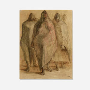 Cuatro mujeres de pie