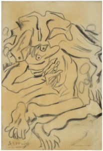 Willem de Kooning, Untitled (Figure)