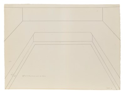 Donald Judd, Drawing for Unspecified Work