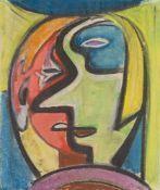 Green man and red woman