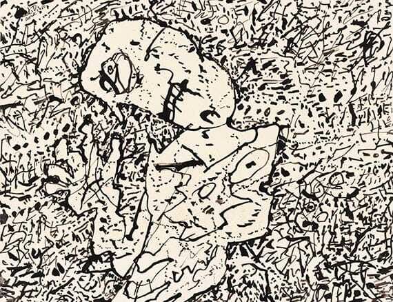 Personage dans un paysage