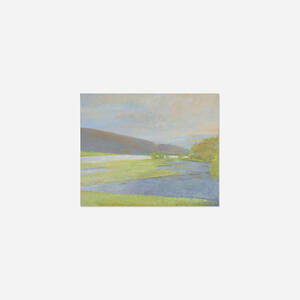 Wolf Kahn, Looking Down River