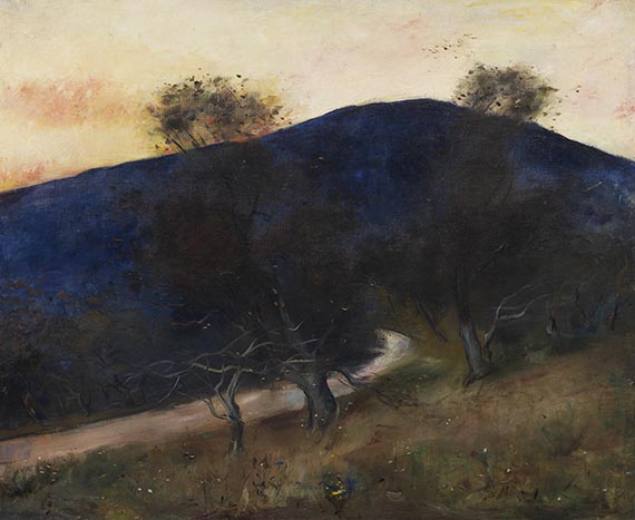 Lesser Ury, Der blaue Berg