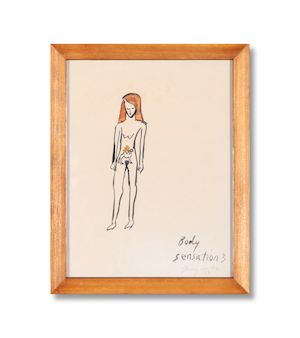 Jenny Watson (born 1951) Body Sensation 3, 1991