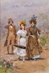 Violoniste et galant.