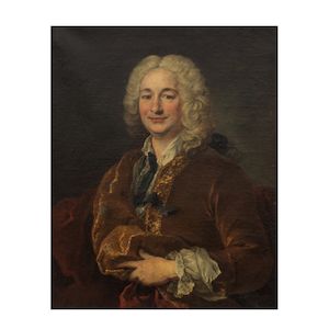 Louis Tocqué (Paris 1696-1772) Portrait d'homme en habit marron