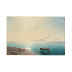Ivan Konstantinovich Aivazovsky (Feodosia 1817-1900) Vue de Capri