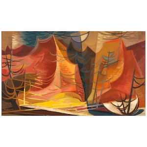 NORRIS (1910-2006) Passing Shadows in a Hot Country