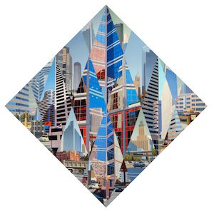 NORRIS (1910-2006) Diamond City Series No. 14