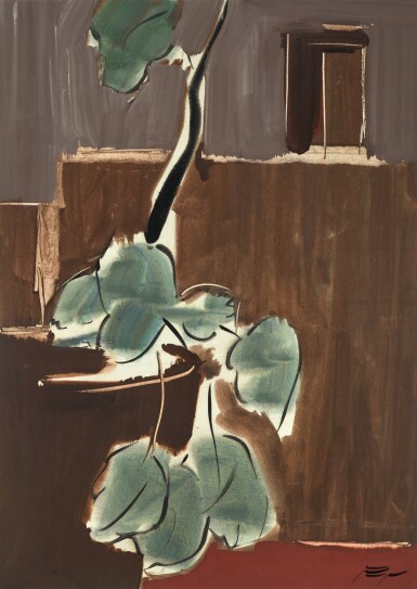 Untitled (Still Life with Leaves)