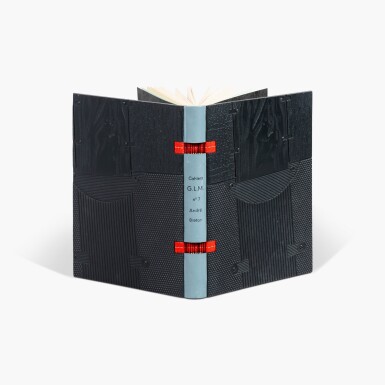 Cahier GLM, n° 7. 1938. Reliure en révorim aux plats "lignes moyennes" de Jean de Gonet. Numéro consacré au rêve. Exemplaire sur vergé. 