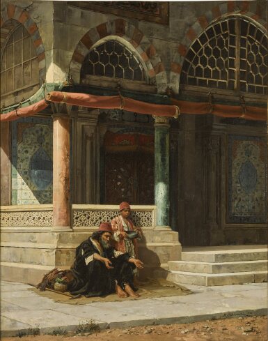 A Dervish before the Mosque