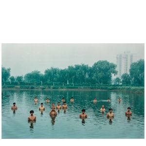 Zhang Huan (born 1965); 'To Raise the Water Level in a Fish Pond' (Middle);