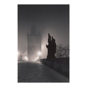 Michael Kenna (born 1953); 'Charles Bridge, Study 4, Prague, Czechoslovakia';
