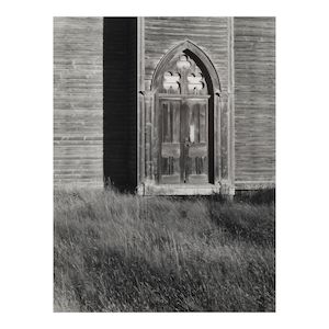 Minor White (1908-1976); Church Door (Vicinity of Chéticamp, Cape Breton Island, Nova Scotia);