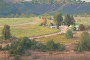 Elizabeth 'Libby' Tolley (born 1953) San Mateo Creek 16 x 24 in.