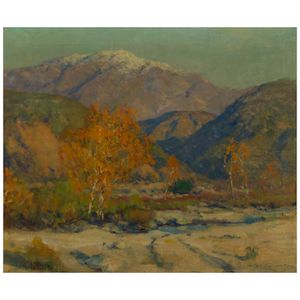 Arthur Hill Gilbert (1894-1970) Autumn Landscape 20 x 24 in. (Painted in 1925.)