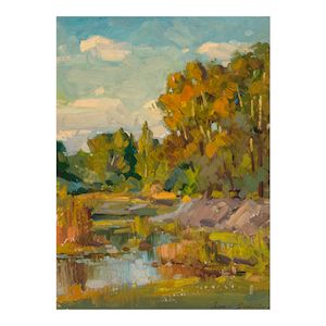 Ovanes Berberian (born 1951) Autumn 16 x 12 in.