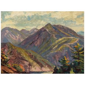 Cornelis Botke (1887-1954) Landscape 12 1/8 x 16 in.