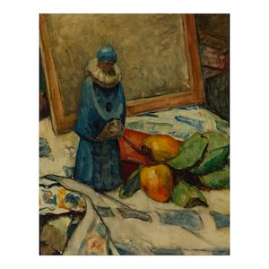 Mischa Askenazy (1888-1961) Still Life With Orange 20 1/4 x 16 in.