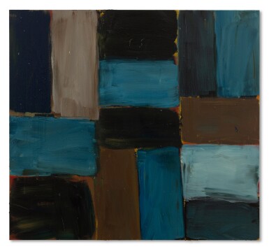 Sean Scully, Tappan Deep Brown Blue